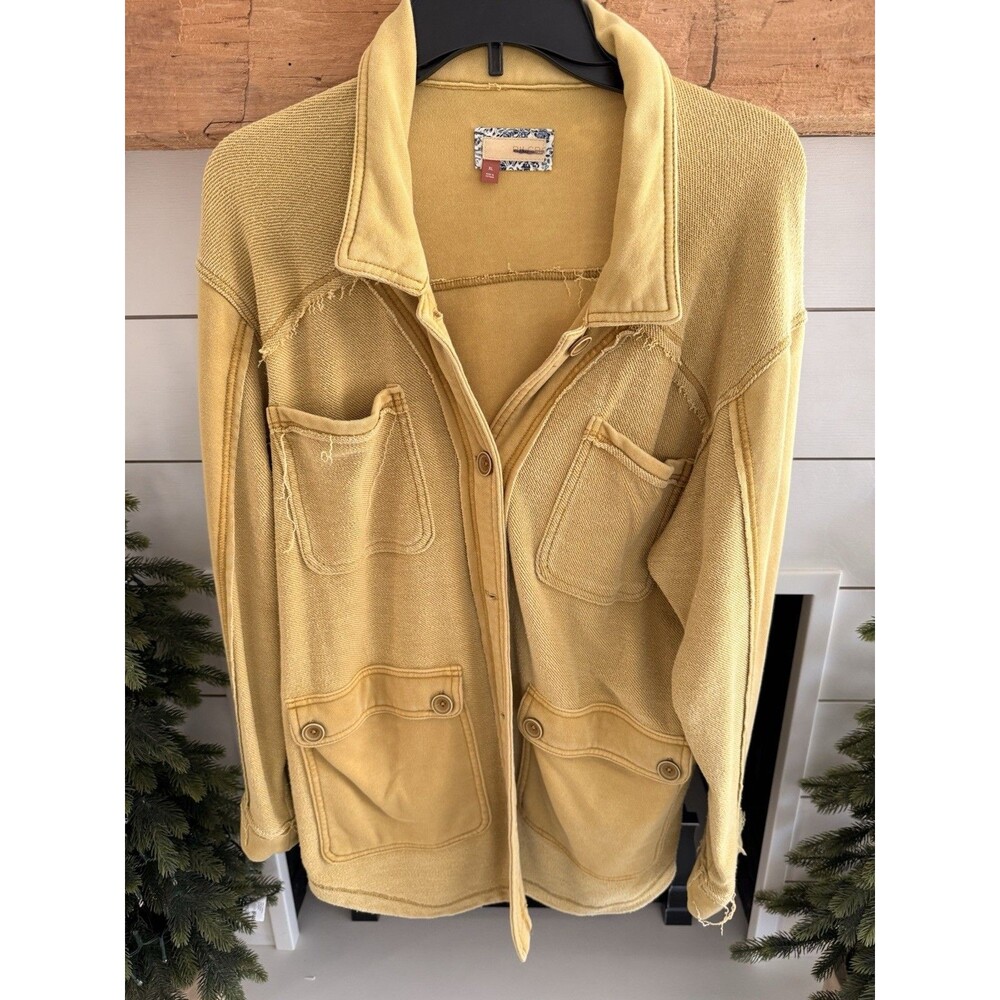 Anthropologie Pilcro Womens Shirt Jacket Size XL